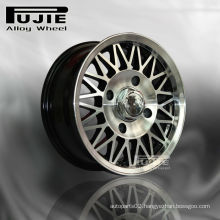 Hyper silver car wheel rim